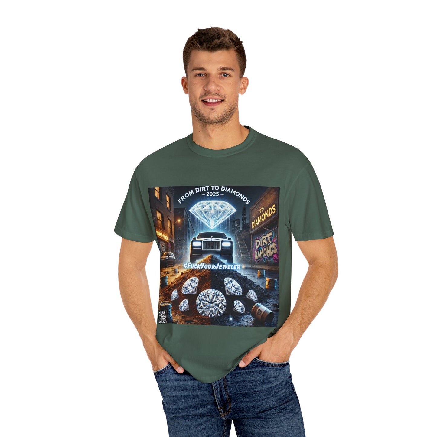 Unisex Garment-Dyed T-Shirt - From Dirt to Diamonds 2025