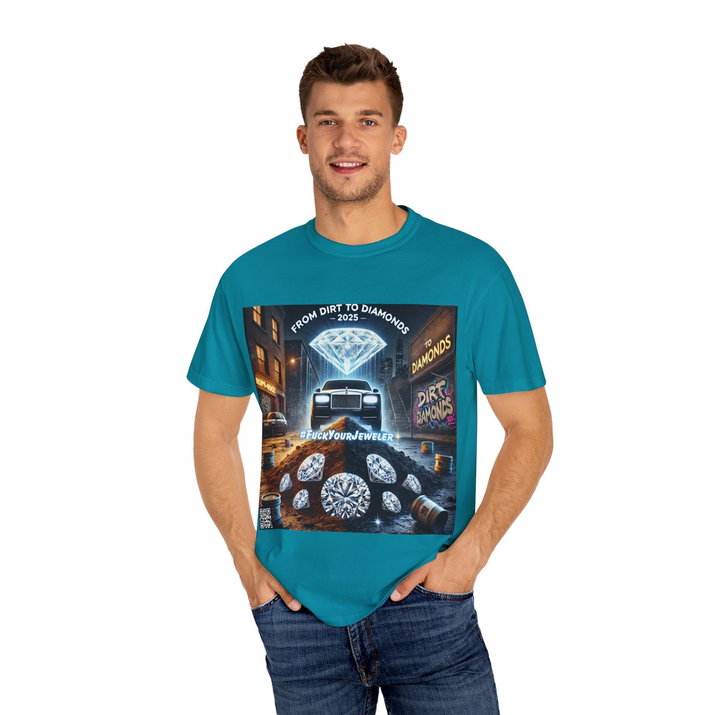 Unisex Garment-Dyed T-Shirt - From Dirt to Diamonds 2025