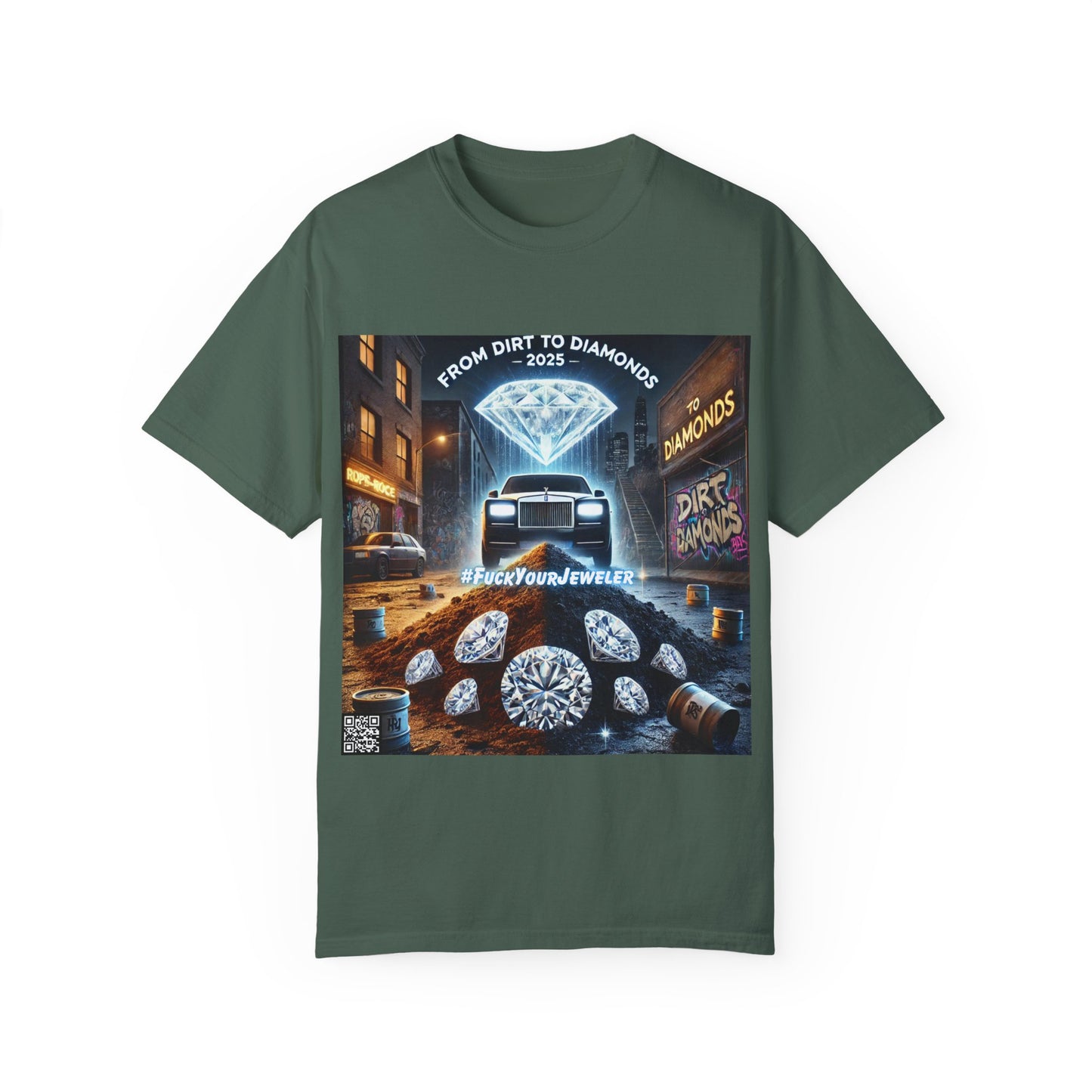 Unisex Garment-Dyed T-Shirt - From Dirt to Diamonds 2025