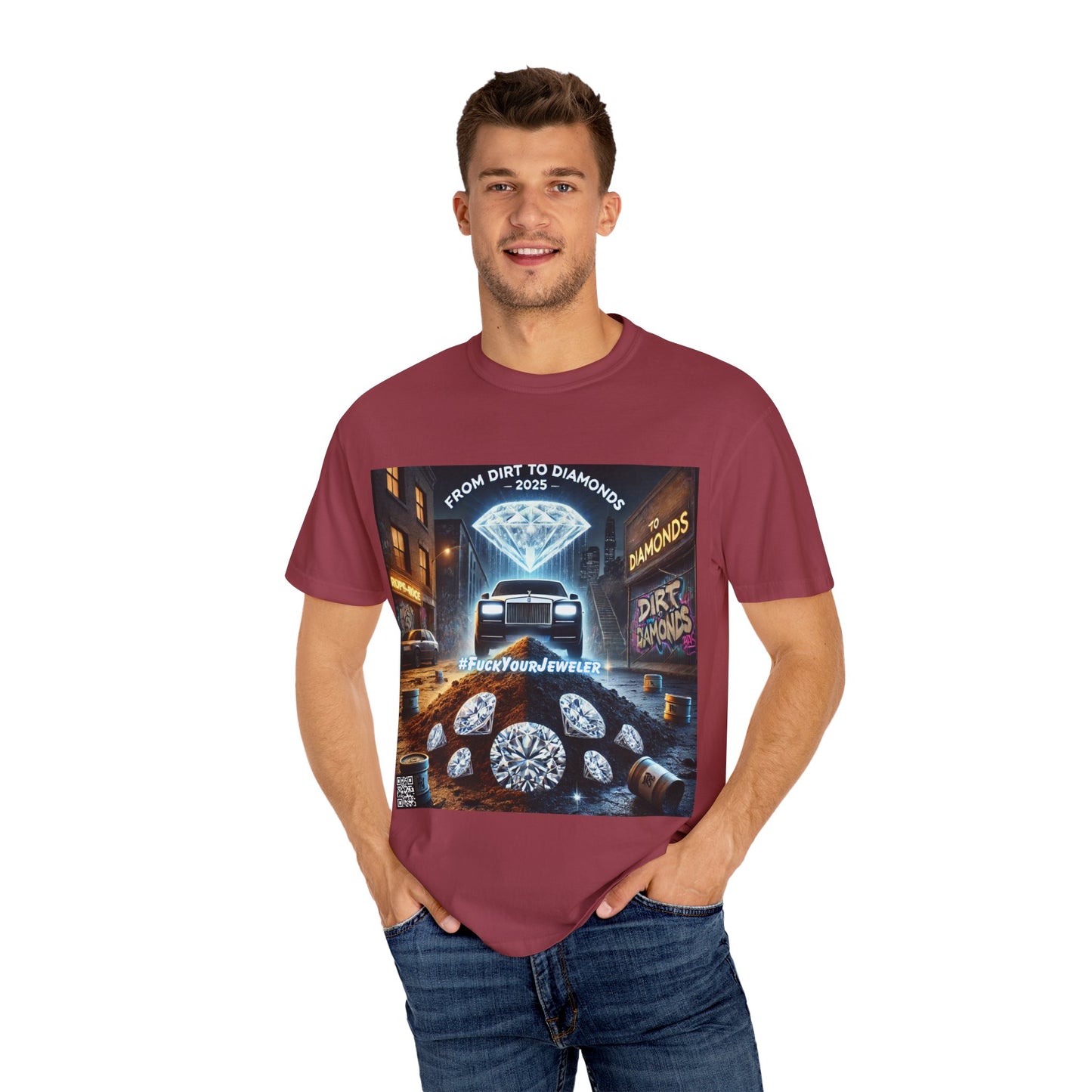 Unisex Garment-Dyed T-Shirt - From Dirt to Diamonds 2025