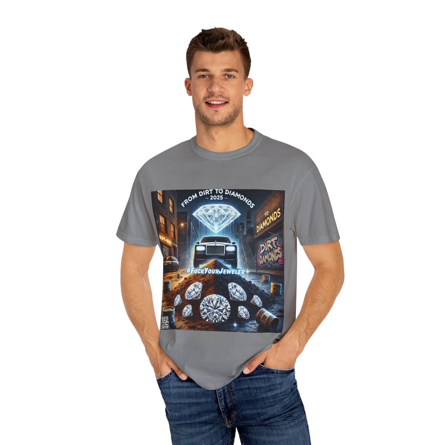 Unisex Garment-Dyed T-Shirt - From Dirt to Diamonds 2025