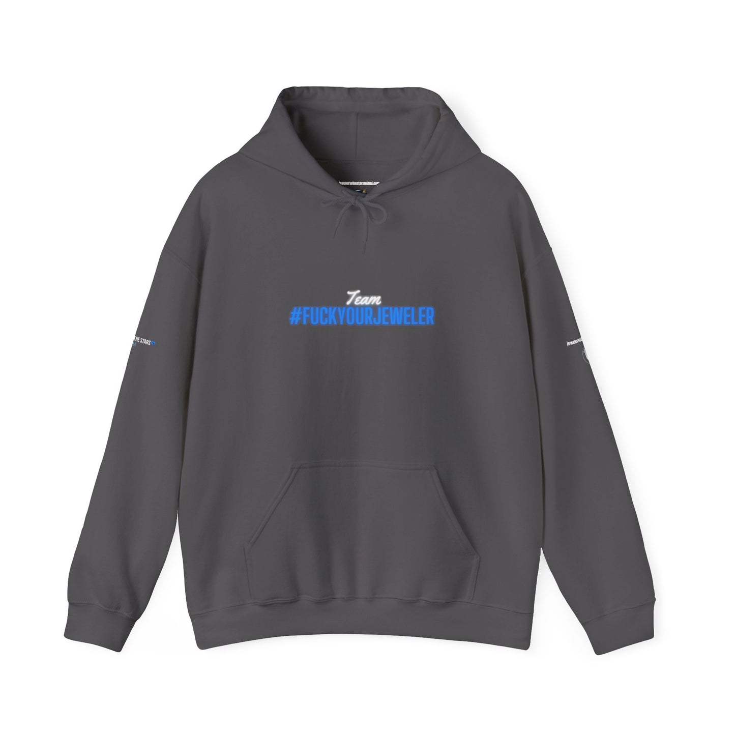 Unisex Heavy Blend Hoodie - #FUCKYOURJEWELER Rolls Royce Dirt to Diamonds Graphic Sweatshirt for Urban Lifestyle