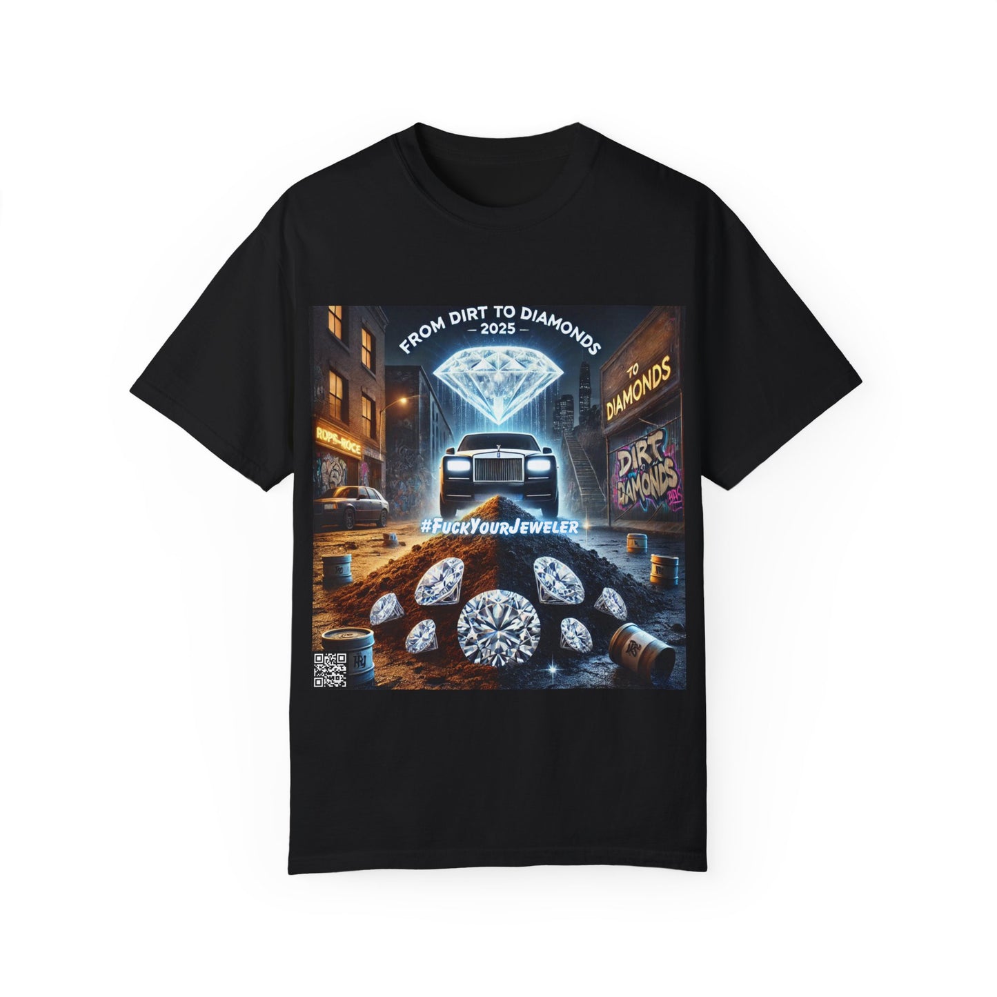 Unisex Garment-Dyed T-Shirt - From Dirt to Diamonds 2025