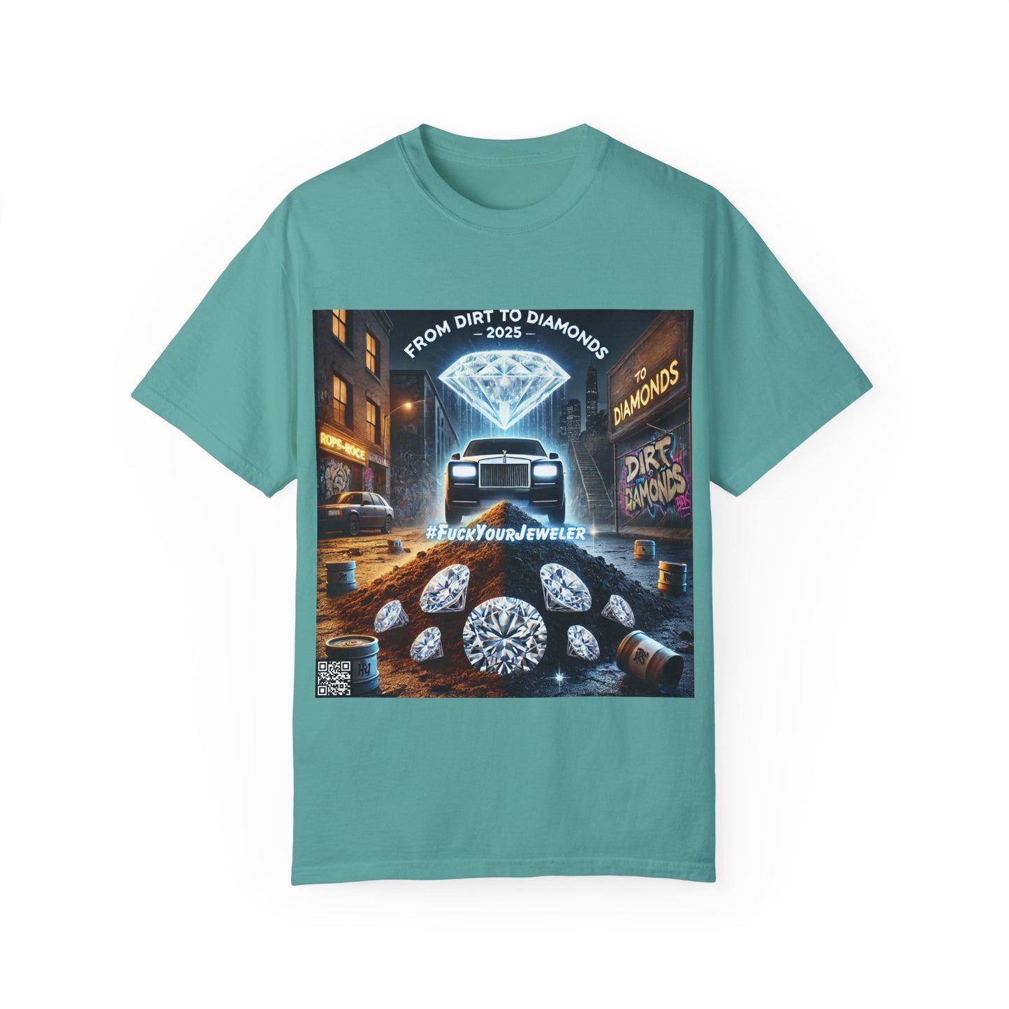 Unisex Garment-Dyed T-Shirt - From Dirt to Diamonds 2025