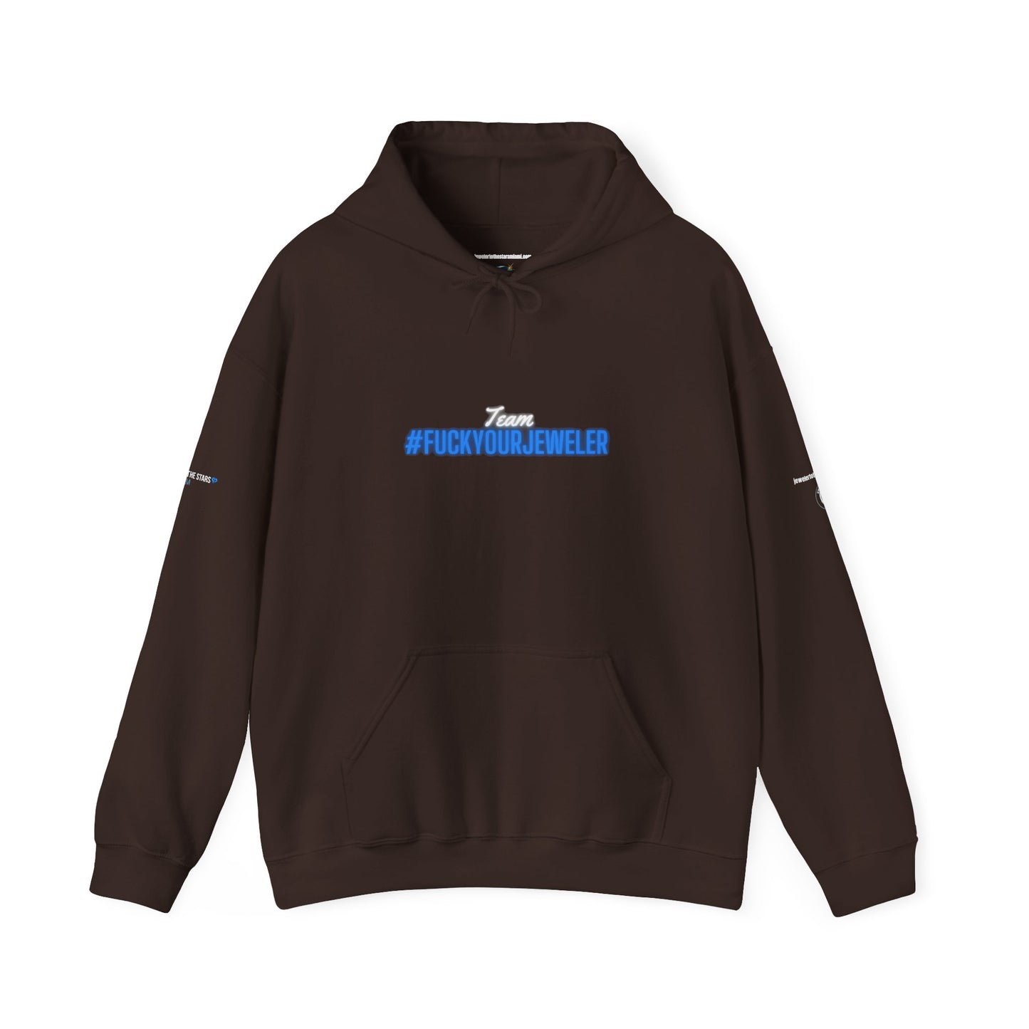 Unisex Heavy Blend Hoodie - #FUCKYOURJEWELER Rolls Royce Dirt to Diamonds Graphic Sweatshirt for Urban Lifestyle