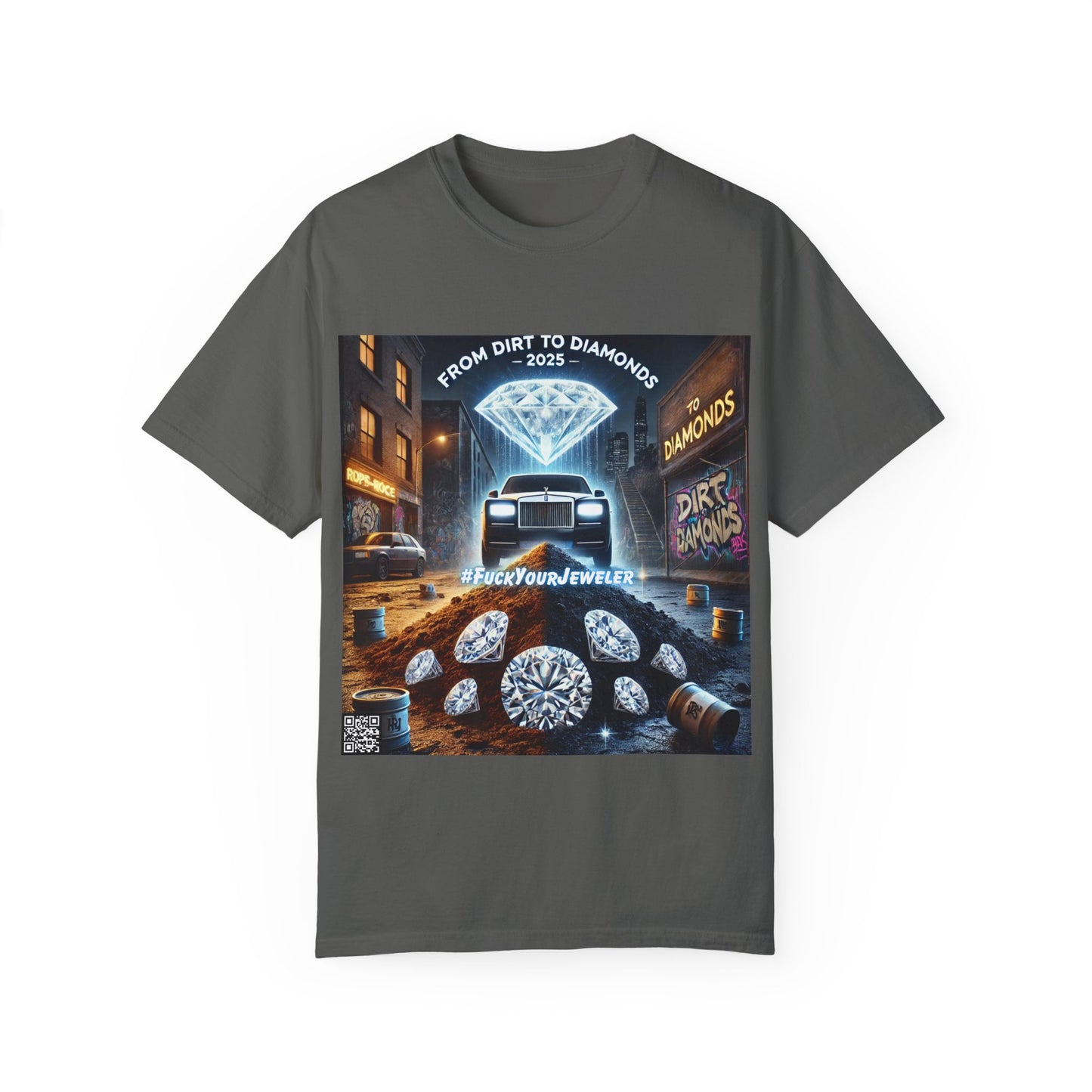 Unisex Garment-Dyed T-Shirt - From Dirt to Diamonds 2025
