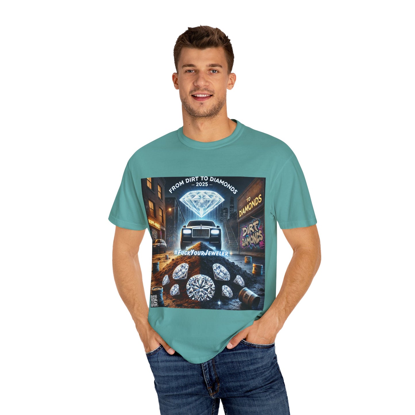 Unisex Garment-Dyed T-Shirt - From Dirt to Diamonds 2025