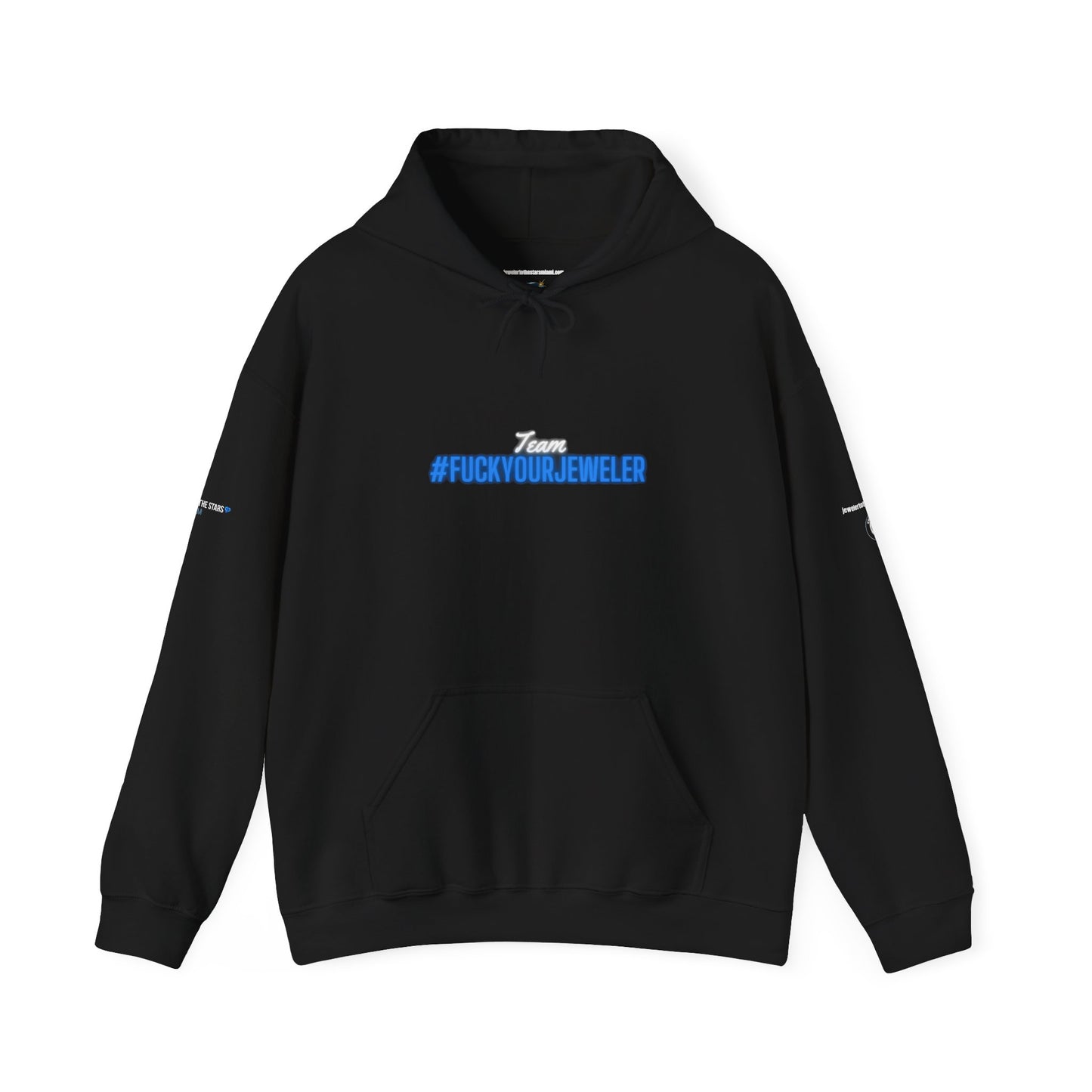 Unisex Heavy Blend Hoodie - #FUCKYOURJEWELER Rolls Royce Dirt to Diamonds Graphic Sweatshirt for Urban Lifestyle