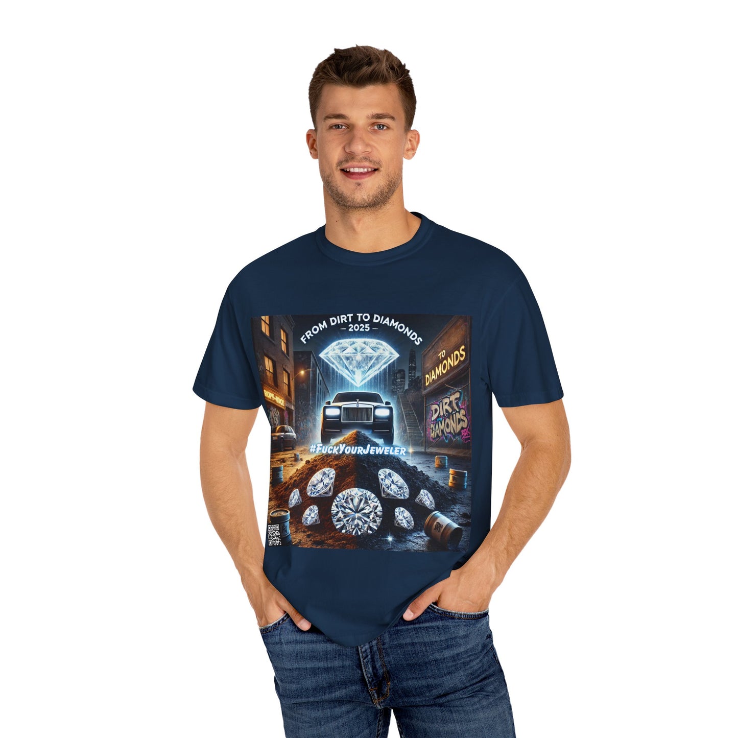 Unisex Garment-Dyed T-Shirt - From Dirt to Diamonds 2025