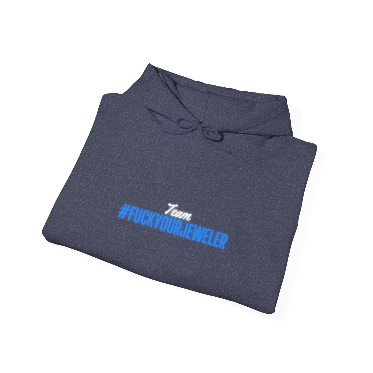 Unisex Heavy Blend Hoodie - #FUCKYOURJEWELER Rolls Royce Dirt to Diamonds Graphic Sweatshirt for Urban Lifestyle