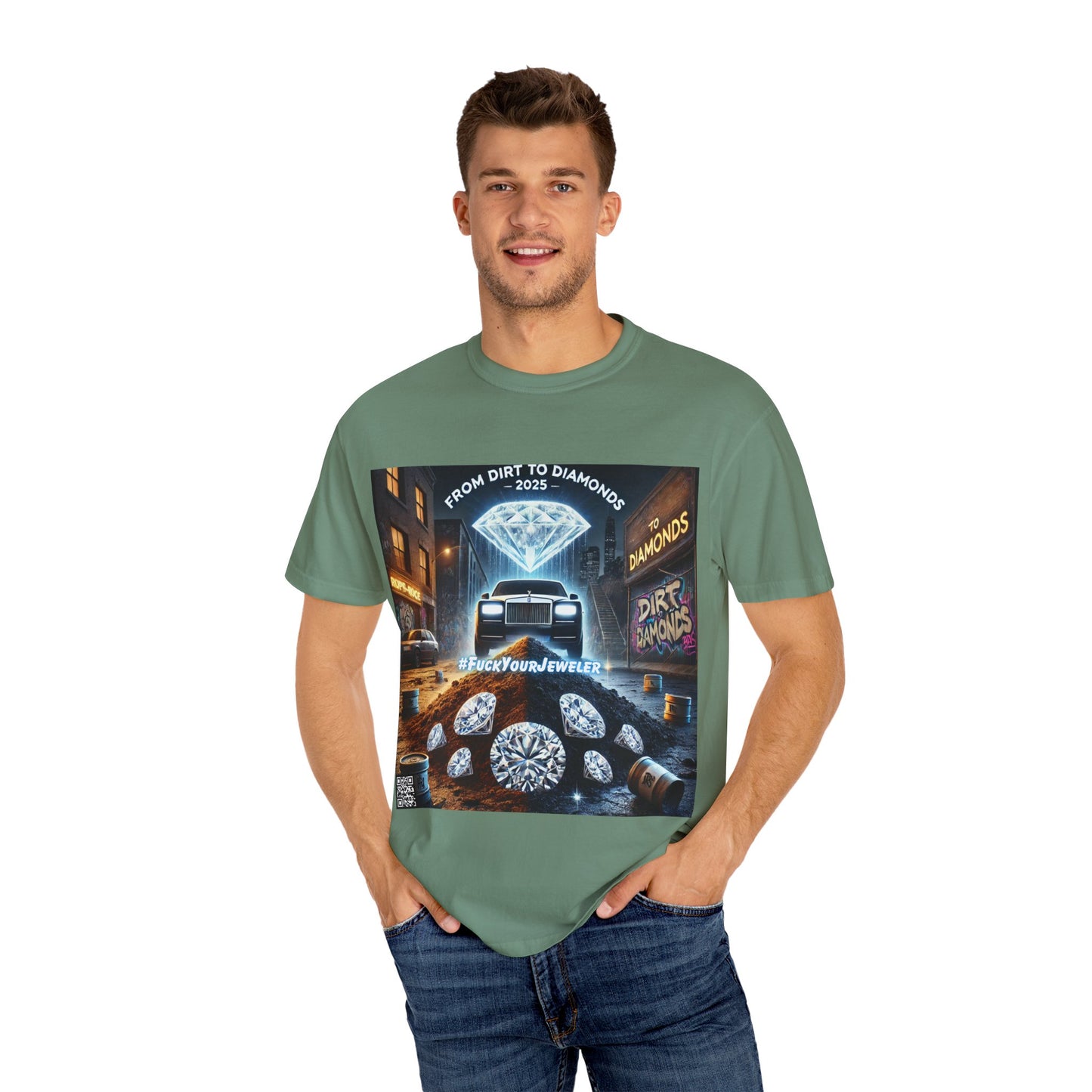 Unisex Garment-Dyed T-Shirt - From Dirt to Diamonds 2025