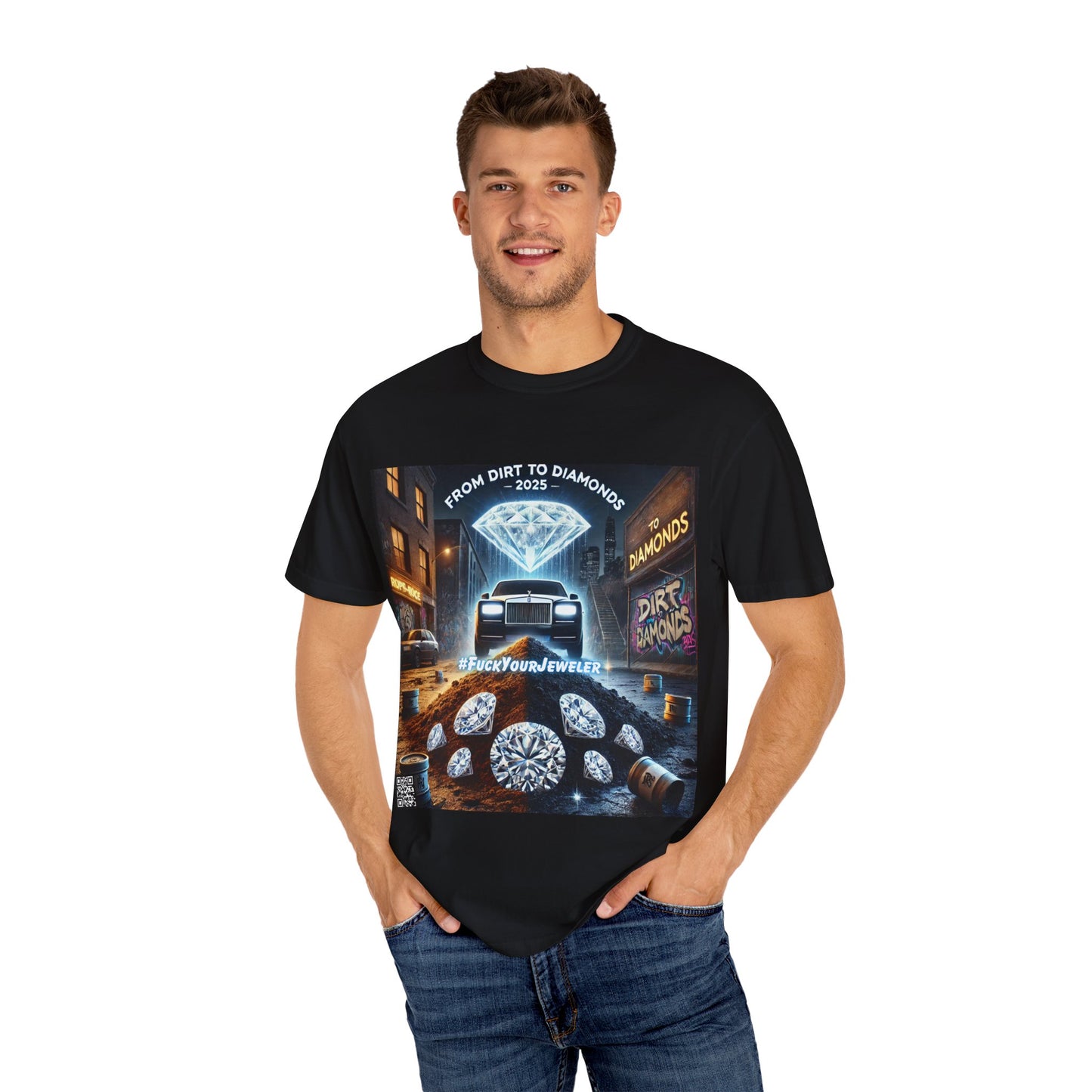 Unisex Garment-Dyed T-Shirt - From Dirt to Diamonds 2025