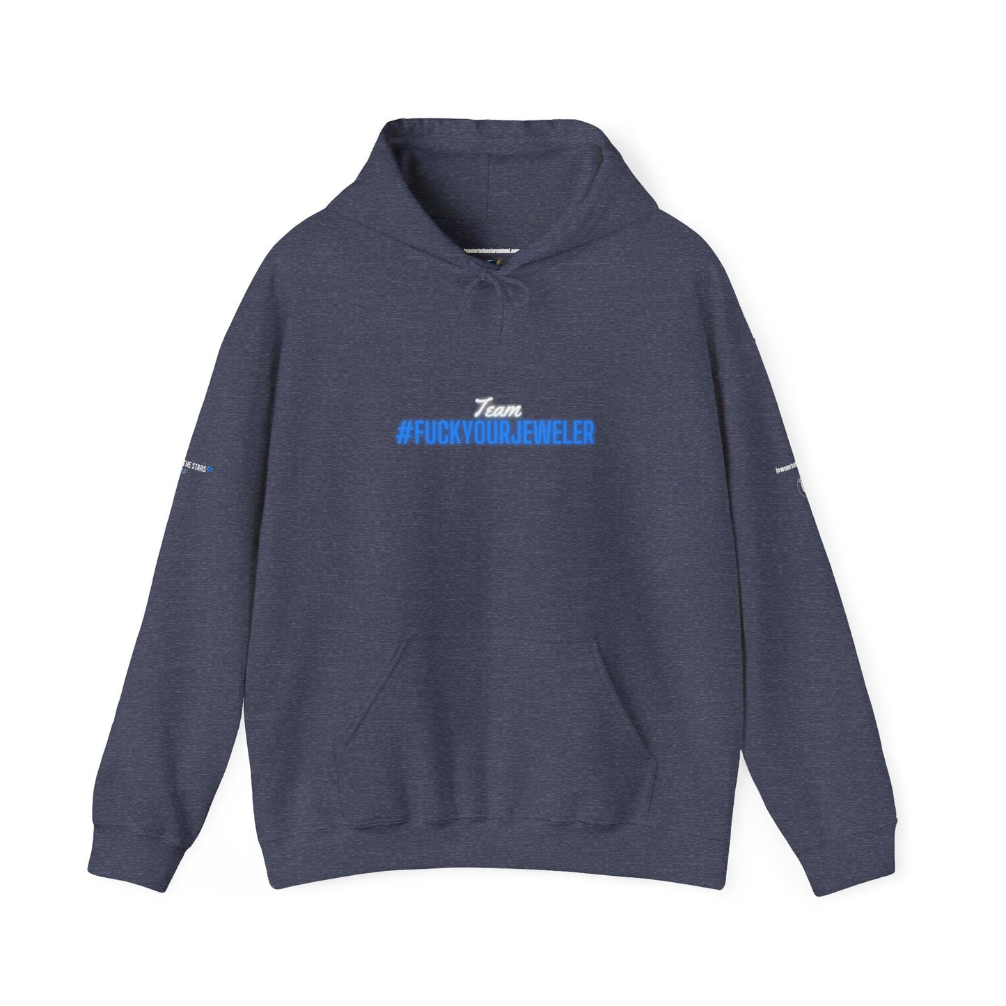 Unisex Heavy Blend Hoodie - #FUCKYOURJEWELER Rolls Royce Dirt to Diamonds Graphic Sweatshirt for Urban Lifestyle