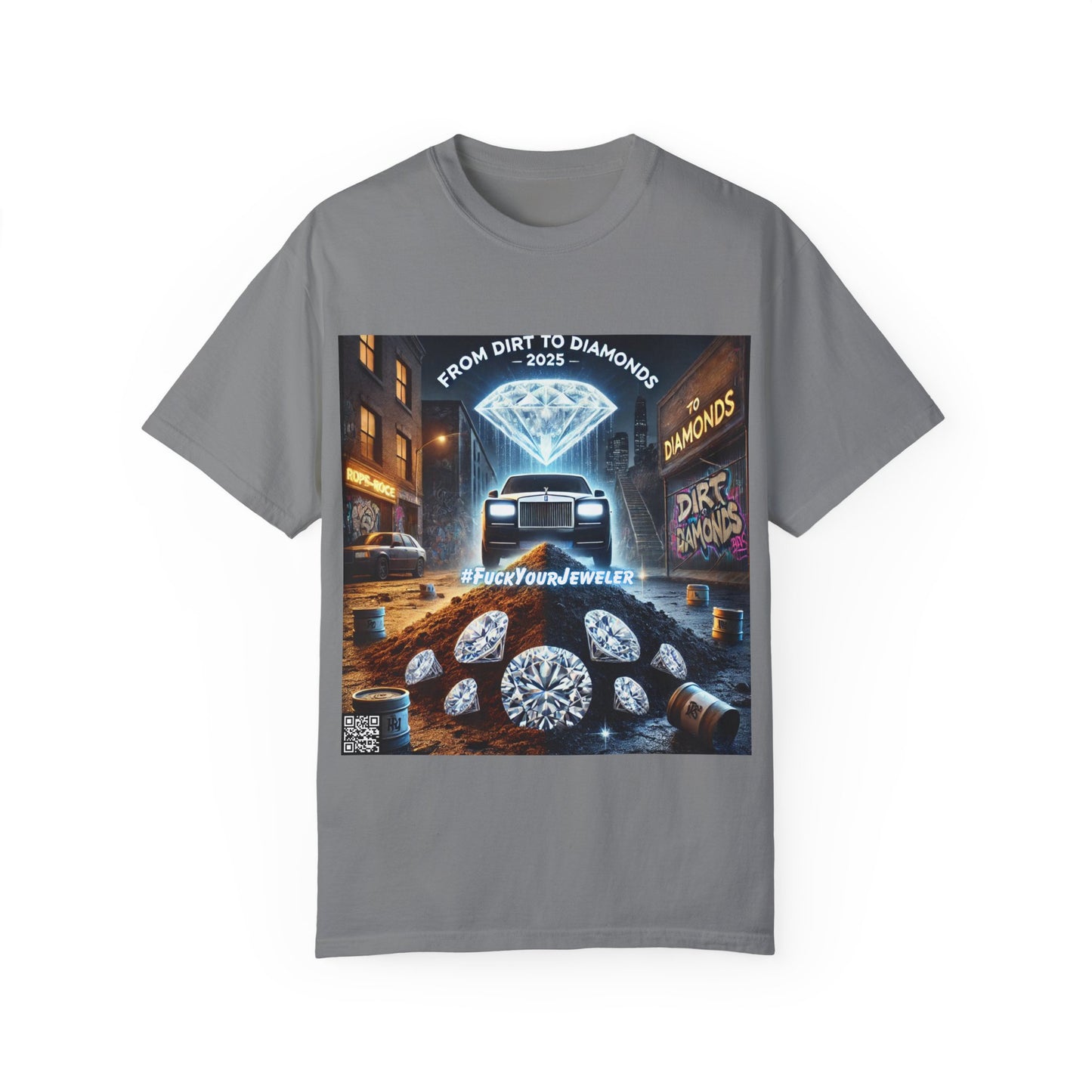 Unisex Garment-Dyed T-Shirt - From Dirt to Diamonds 2025