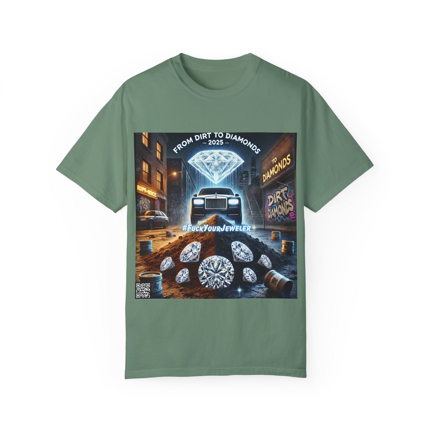 Unisex Garment-Dyed T-Shirt - From Dirt to Diamonds 2025