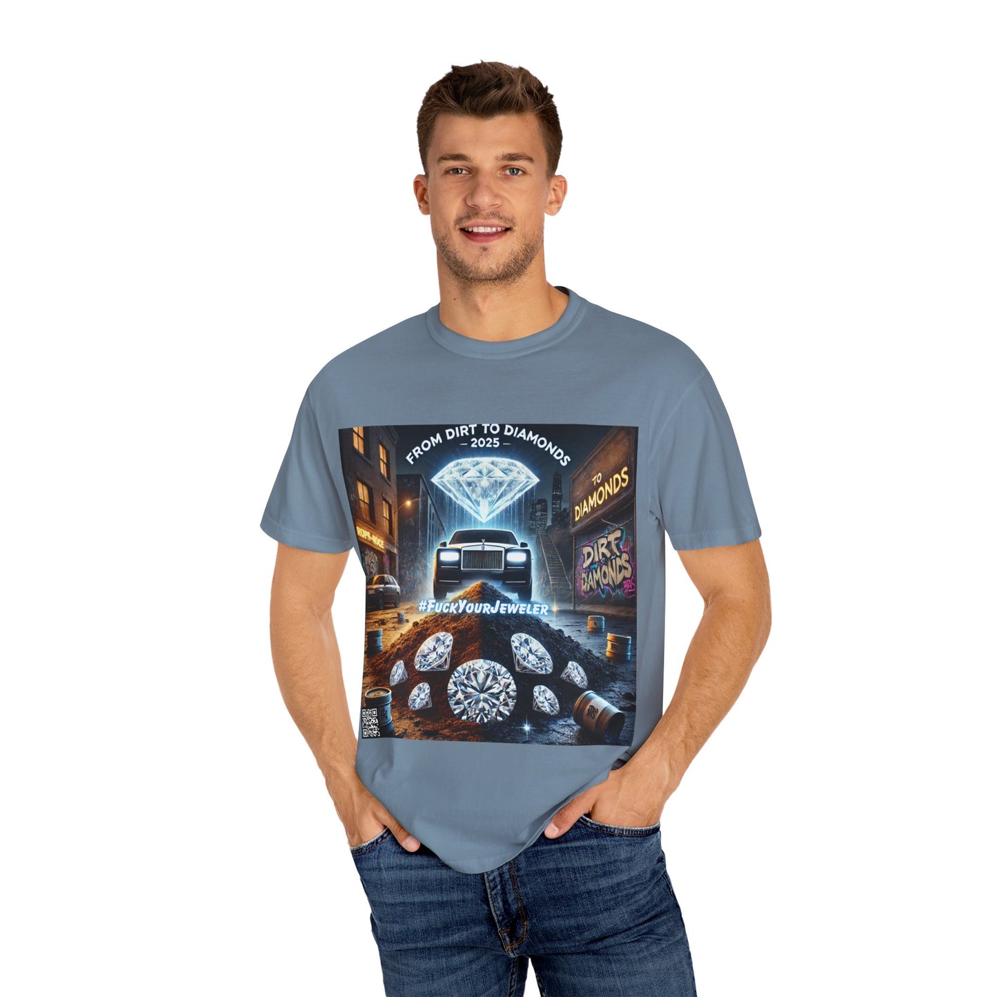 Unisex Garment-Dyed T-Shirt - From Dirt to Diamonds 2025