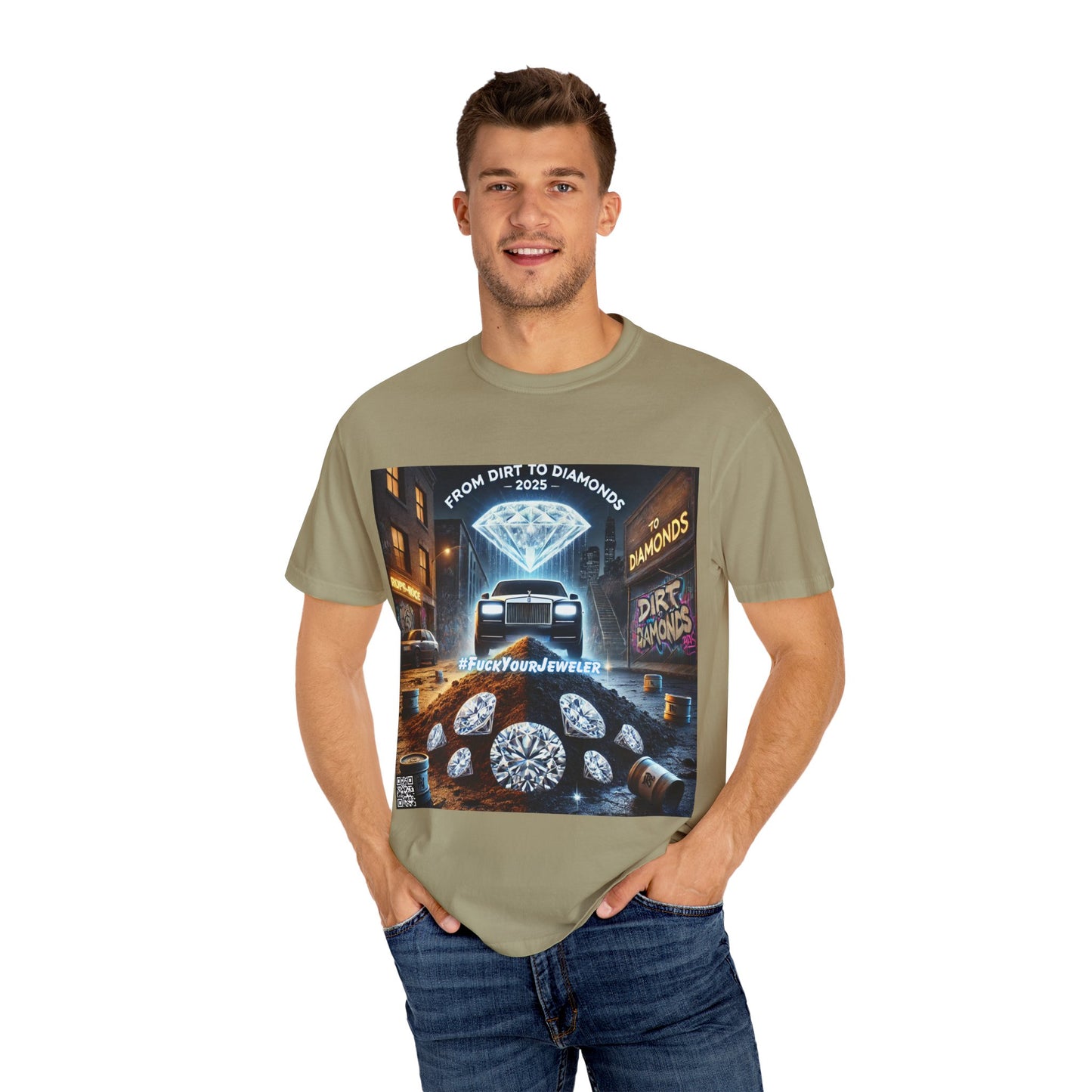 Street Art Unisex T-Shirt - "From Dirt to Diamonds"