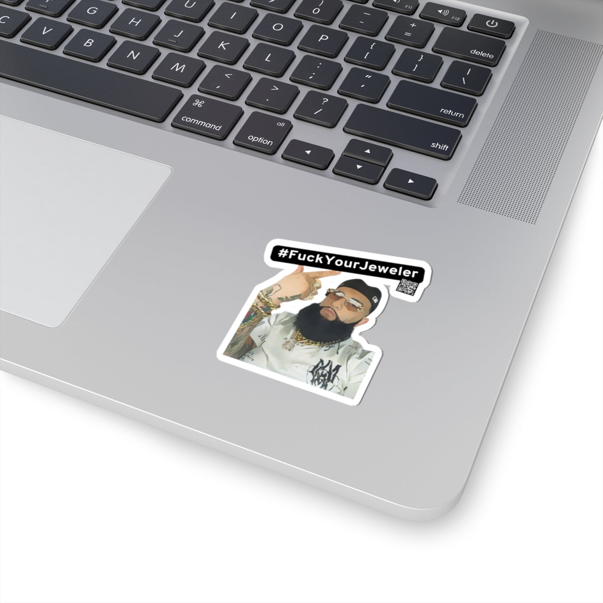 Bold Statement Kiss-Cut Stickers - #FuckYourJeweler Design for Trendsetters