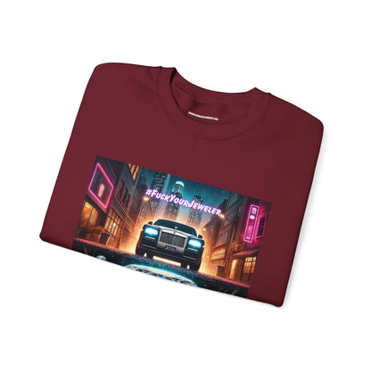 Urban Graphic Crewneck Sweatshirt - 'Jeweler to the Stars' Design