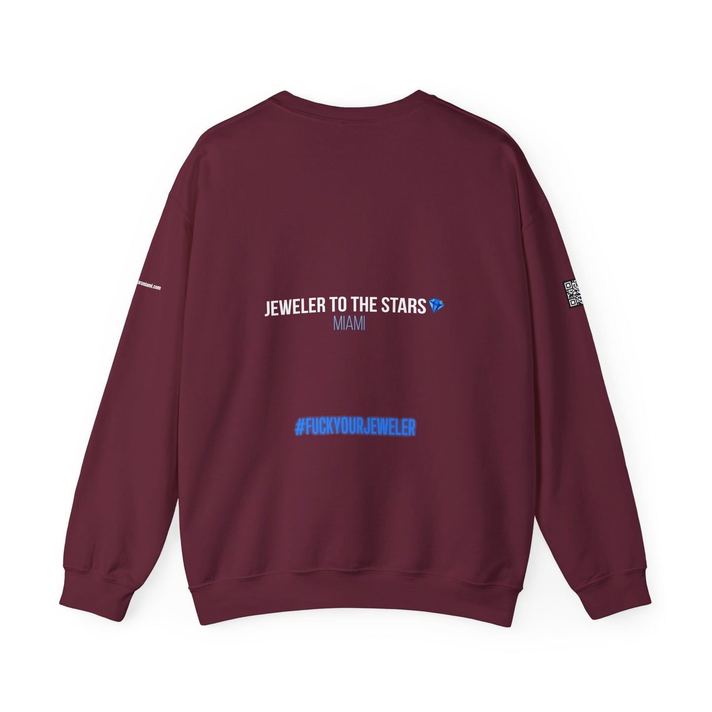 Urban Graphic Crewneck Sweatshirt - 'Jeweler to the Stars' Design