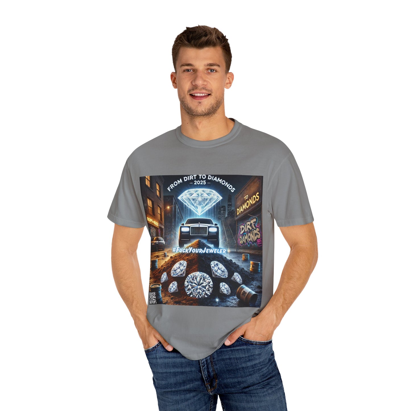 Street Art Unisex T-Shirt - "From Dirt to Diamonds"