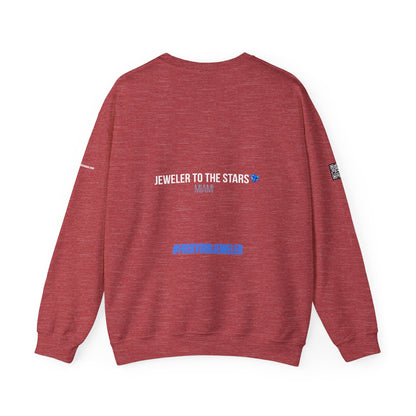 Urban Graphic Crewneck Sweatshirt - 'Jeweler to the Stars' Design
