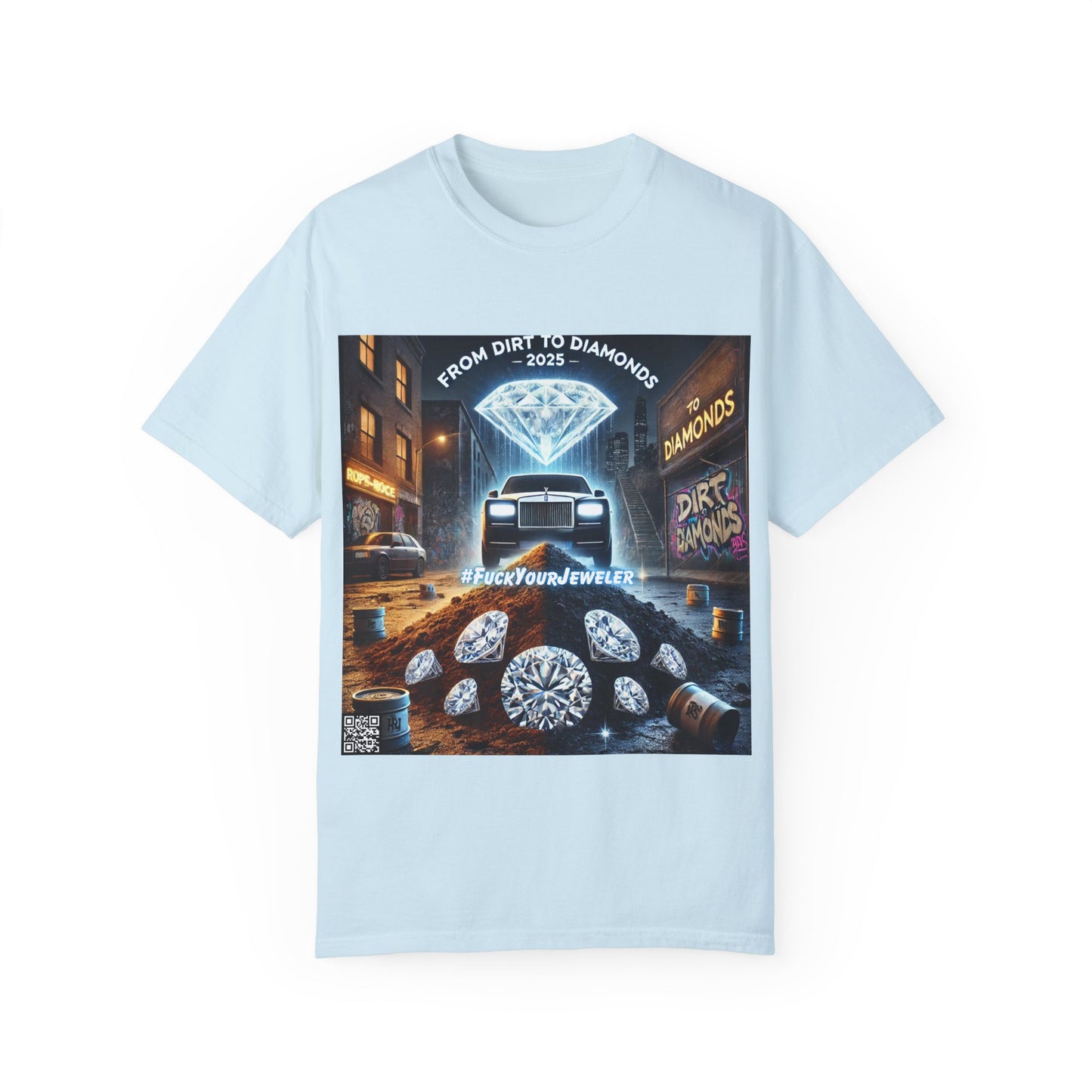 Street Art Unisex T-Shirt - "From Dirt to Diamonds"