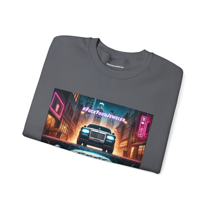 Urban Graphic Crewneck Sweatshirt - 'Jeweler to the Stars' Design