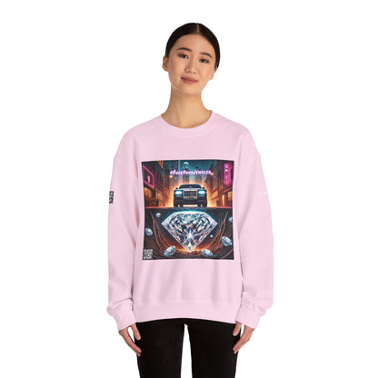 Urban Graphic Crewneck Sweatshirt - 'Jeweler to the Stars' Design