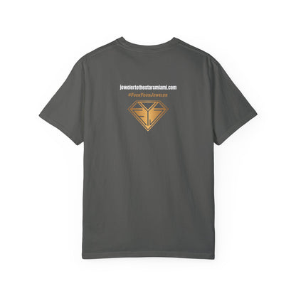 Custom Unisex Garment-Dyed T-Shirt - Bold Jewelry Design | #F*ckYouJeweler Grillz
