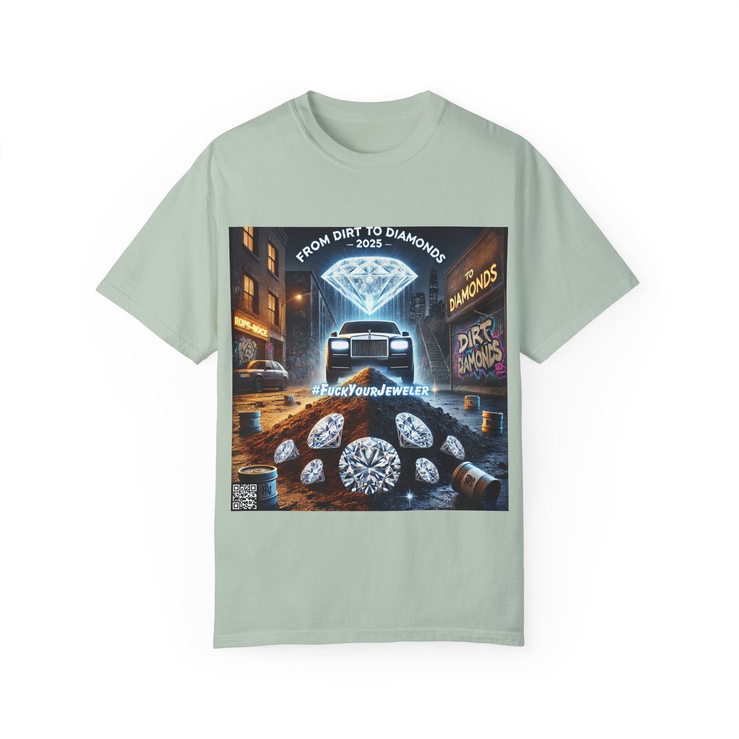Street Art Unisex T-Shirt - "From Dirt to Diamonds"