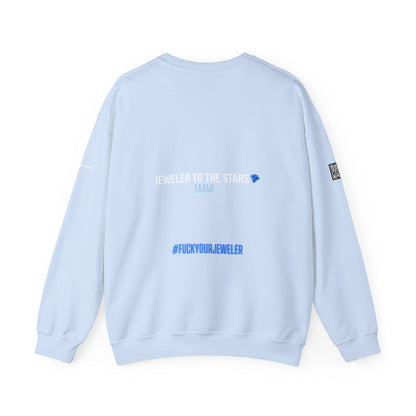Urban Graphic Crewneck Sweatshirt - 'Jeweler to the Stars' Design