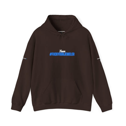 Unisex Heavy Blend Hoodie - #FUCKYOURJEWELER Rolls Royce Dirt to Diamonds Graphic Sweatshirt for Urban Lifestyle