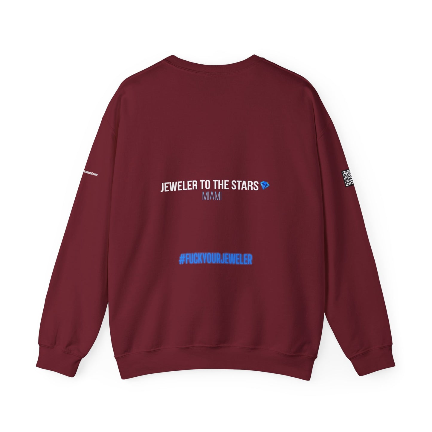 Urban Graphic Crewneck Sweatshirt - 'Jeweler to the Stars' Design