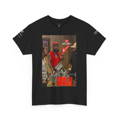 The Biggest Rodriguez - Tell yo Opps we do GRILLZ - Graphic Unisex Heavy Cotton Tee - 'Chillz' Streetwear Style