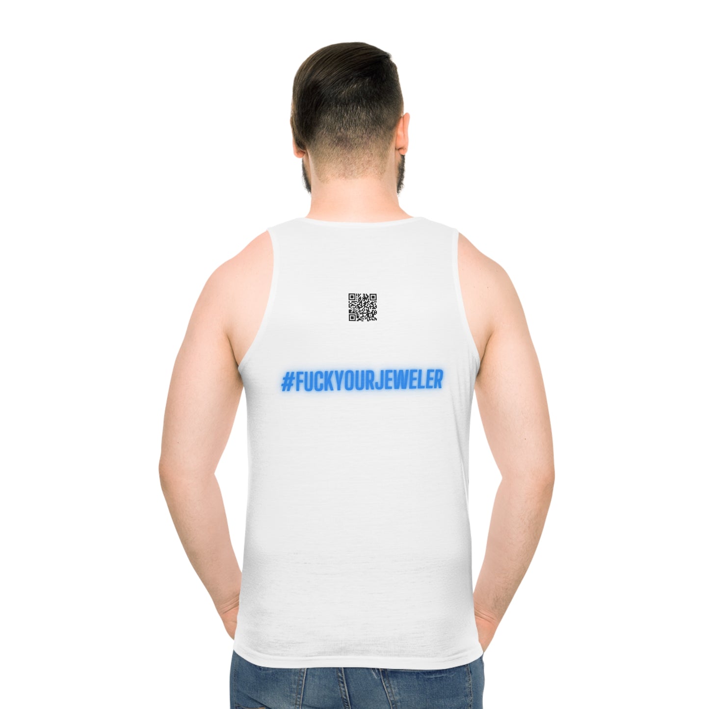 Cool Graphic Unisex Tank Top - Jeweler to the Stars Design