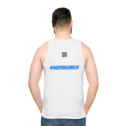 Cool Graphic Unisex Tank Top - Jeweler to the Stars Design
