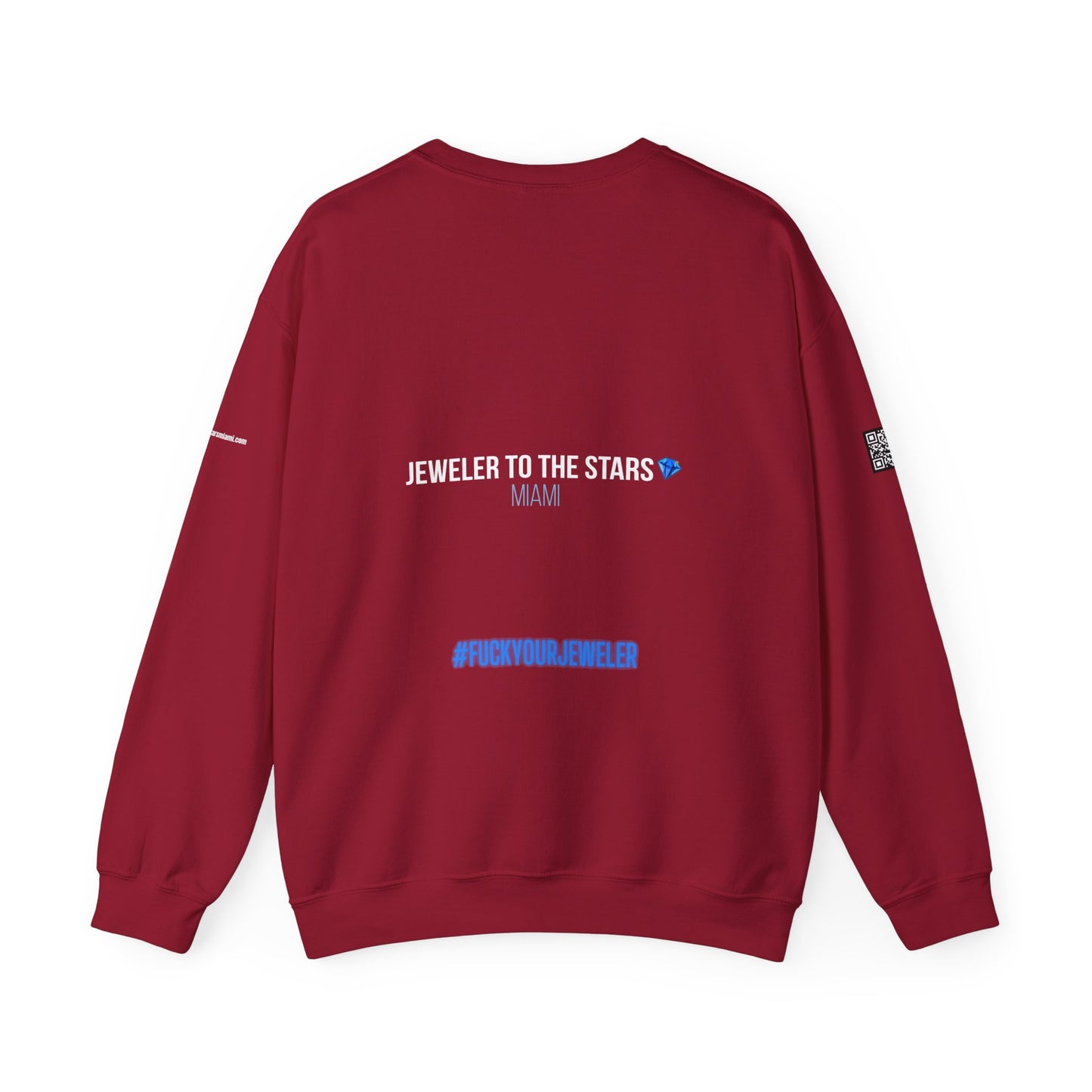Urban Graphic Crewneck Sweatshirt - 'Jeweler to the Stars' Design