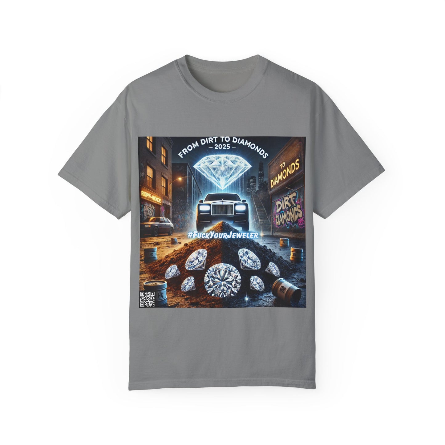 Street Art Unisex T-Shirt - "From Dirt to Diamonds"