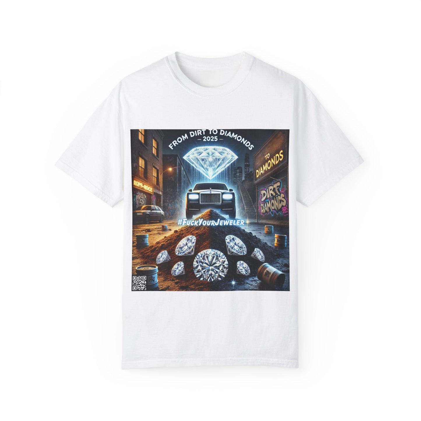 Street Art Unisex T-Shirt - "From Dirt to Diamonds"