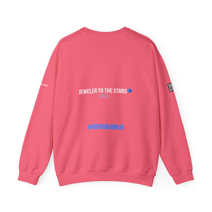 Urban Graphic Crewneck Sweatshirt - 'Jeweler to the Stars' Design