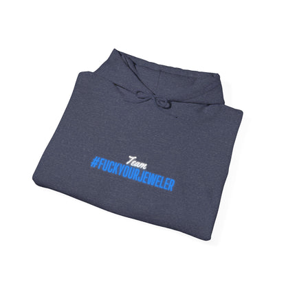 Unisex Heavy Blend Hoodie - #FUCKYOURJEWELER Rolls Royce Dirt to Diamonds Graphic Sweatshirt for Urban Lifestyle