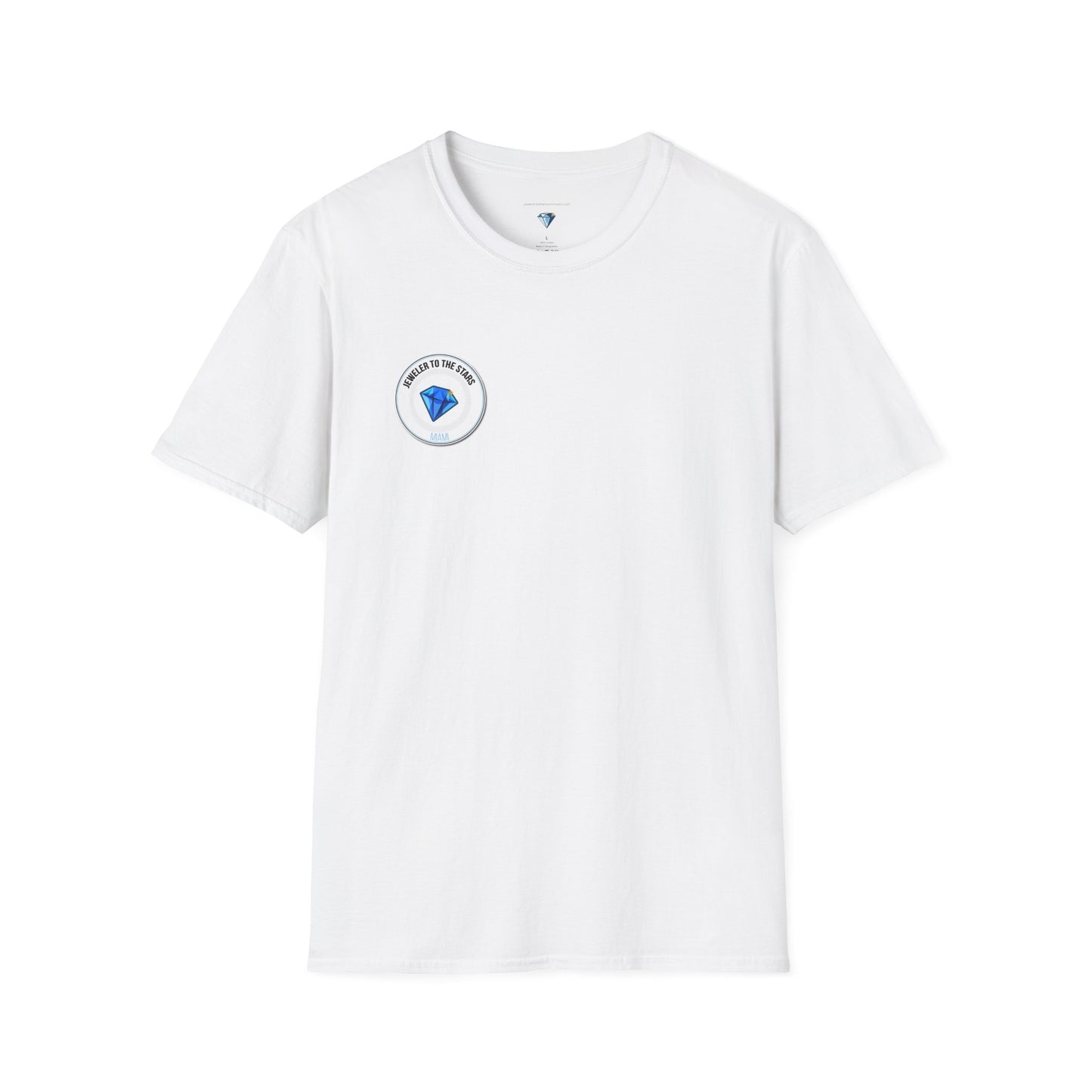 Unisex Softstyle T-Shirt - Jeweler to the Stars Graphic Tee with QR Code