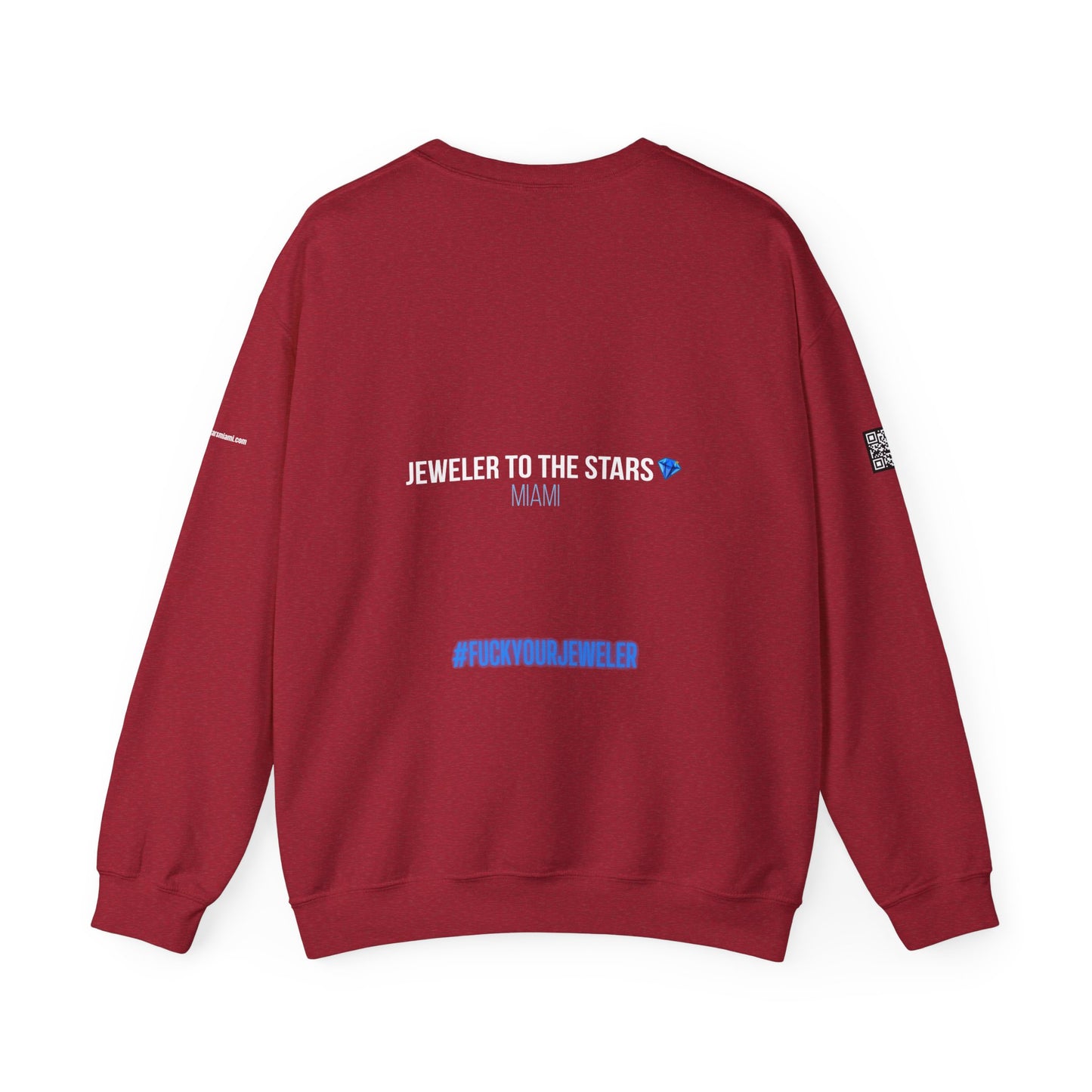 Urban Graphic Crewneck Sweatshirt - 'Jeweler to the Stars' Design
