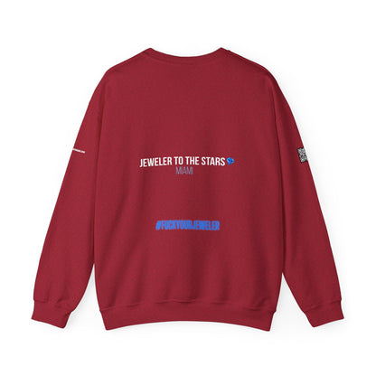 Urban Graphic Crewneck Sweatshirt - 'Jeweler to the Stars' Design