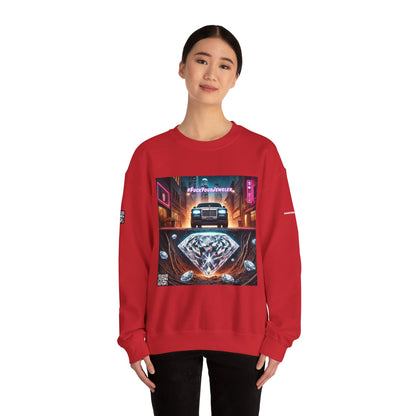Urban Graphic Crewneck Sweatshirt - 'Jeweler to the Stars' Design