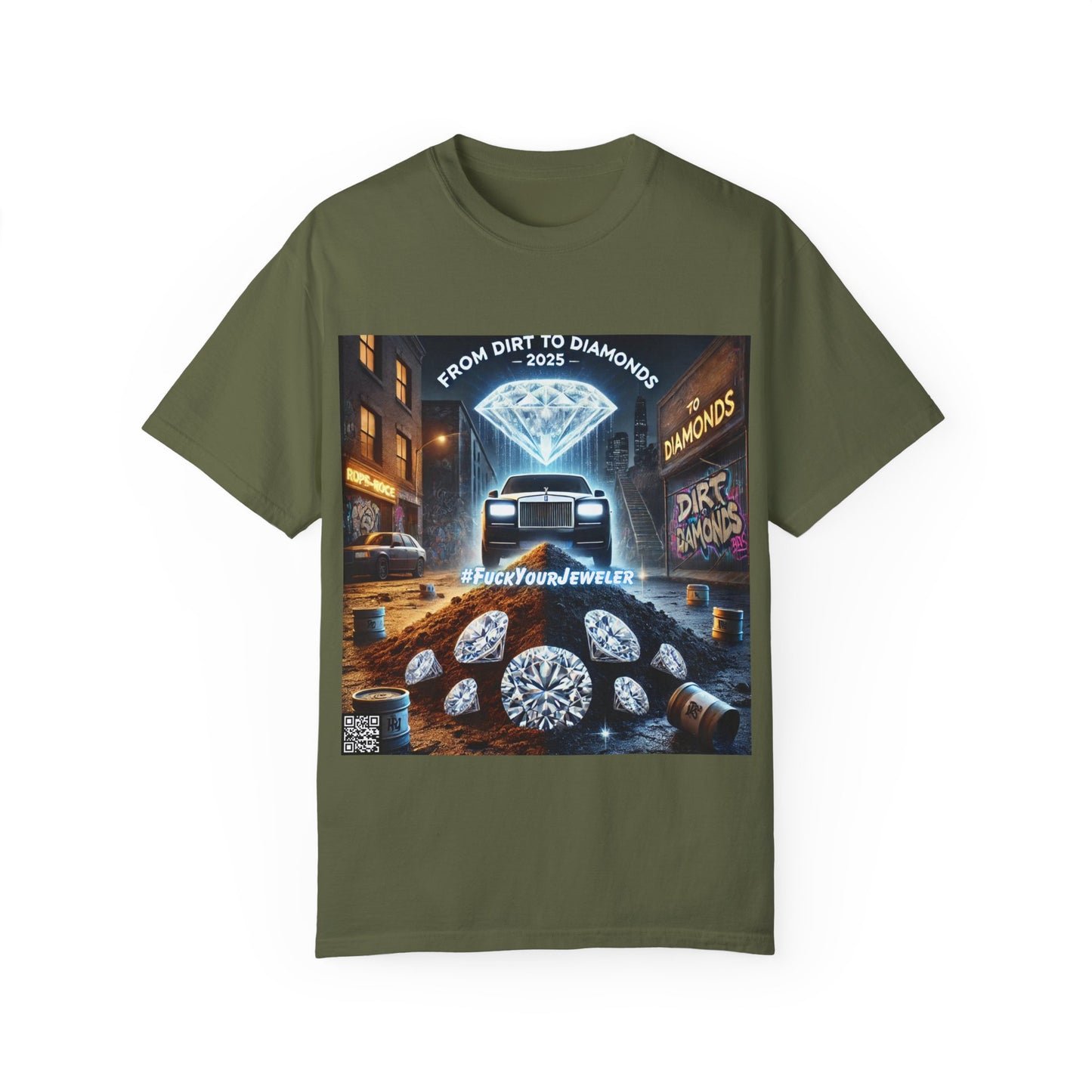 Unisex Garment-Dyed T-Shirt - From Dirt to Diamonds 2025