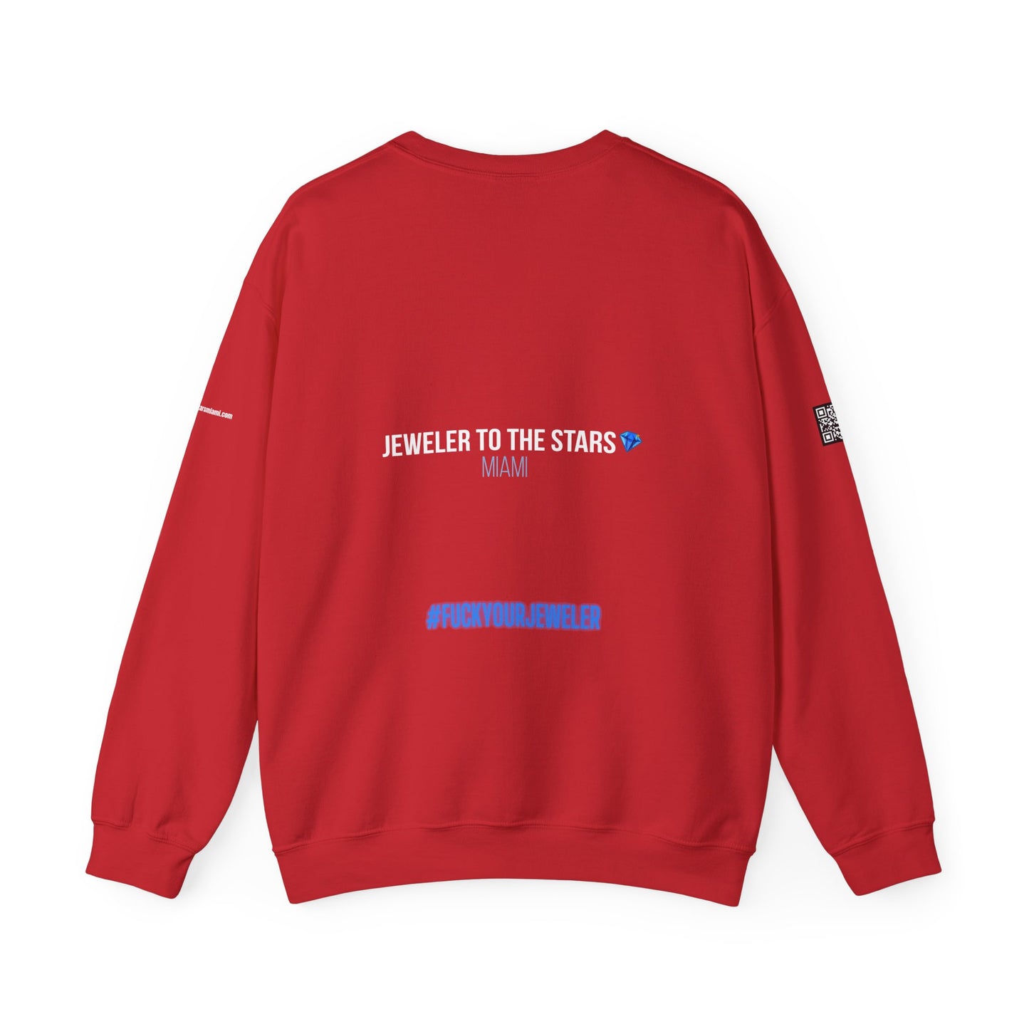 Urban Graphic Crewneck Sweatshirt - 'Jeweler to the Stars' Design