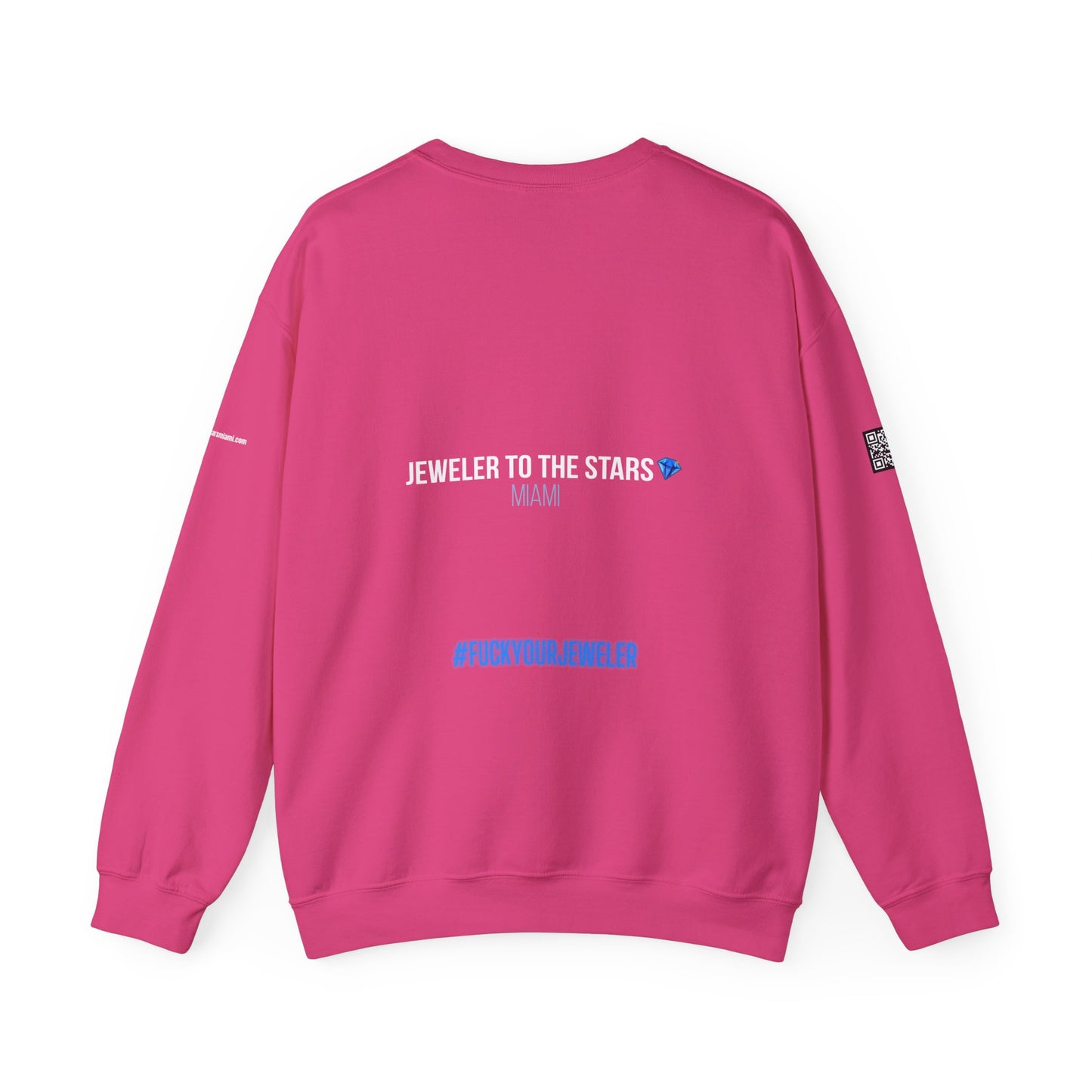 Urban Graphic Crewneck Sweatshirt - 'Jeweler to the Stars' Design