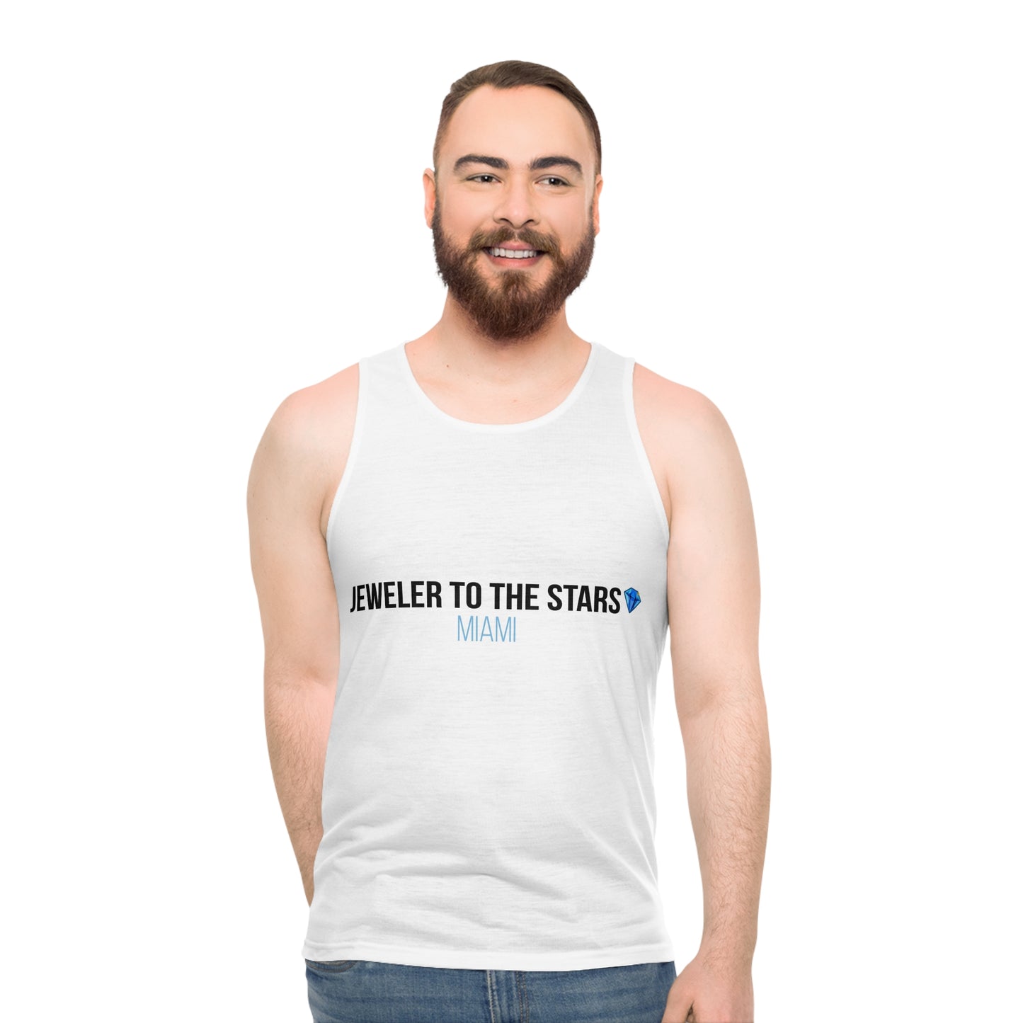 Cool Graphic Unisex Tank Top - Jeweler to the Stars Design